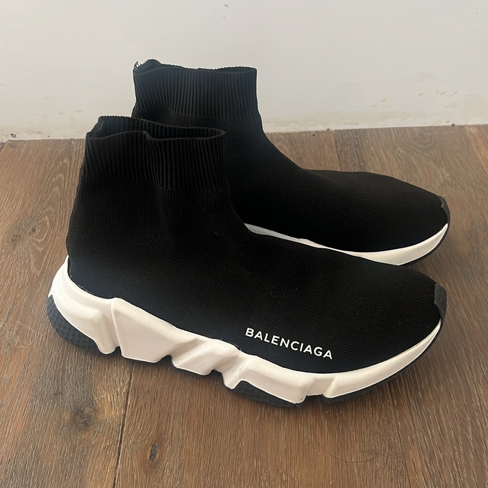 Balenciaga sock sneaker, black